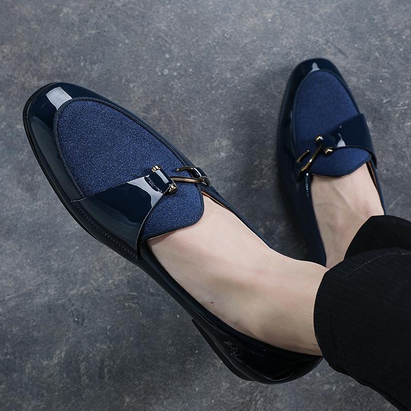 Модные мужские повседневные кожаные туфли с пряжкой, модные туфли для вечеринок и свадеб, мужские удобные туфли на плоской подошве для вождения, мужские мокасины, лоферы, европейские размеры 38-48