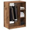 Wardrobe with Shelf and Storage Reclaimed Wood Look 77 x 48 x 102 cm