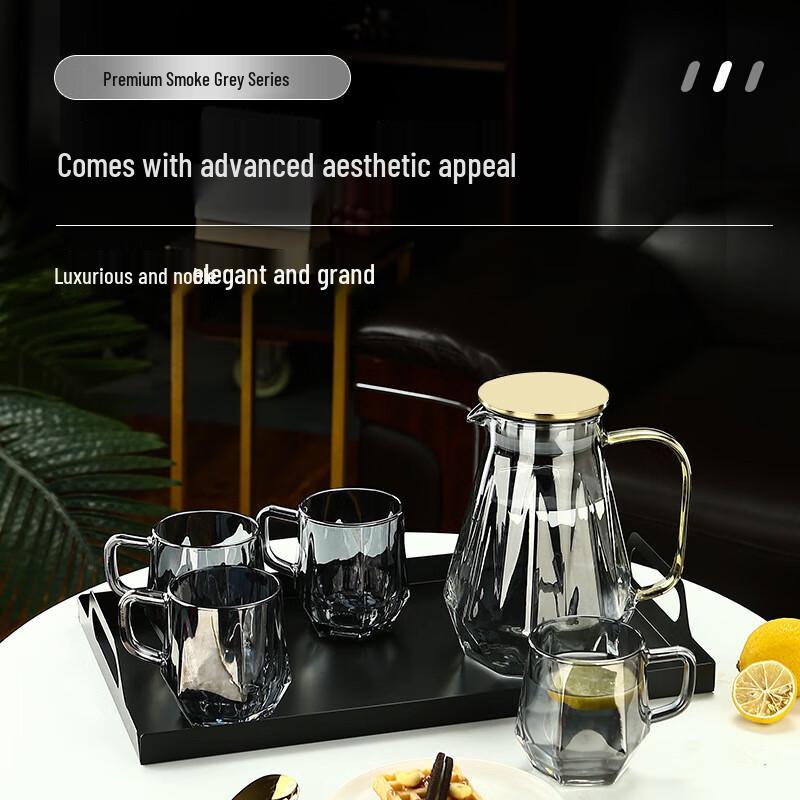 Haofeng European Style Glass Teacup Set