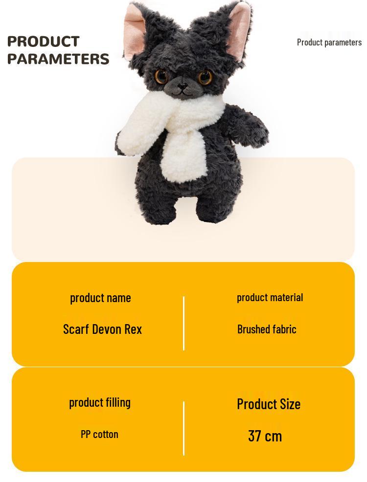 Плюшевая сумка через плечо для котенка породы Германский рекс, черно-белая - Идеальный подарок для девочек