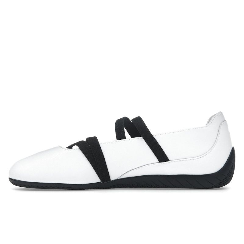 Puma Speedcat Балетная Кожа Белый Черный Женские 403587-01