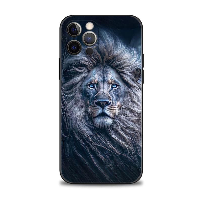 Чехол для телефона с изображением животного тигра и льва для iPhone Samsung Galaxy Redmi Xiaomi Oppo OnePlus Note SA 7 8 9 10 11 12 13 14 20 21 22 23 53 54 Pro Max Ultra