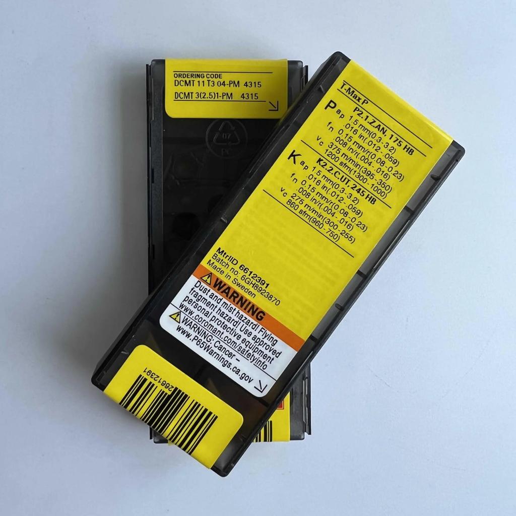 Original Sandvik / DCMT11T304-PM 4315  / CNC Lathe Carbide Blade 10 Pcs