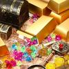 10pcs Gold Foil Treasure Brick Chocolate Candy Packaging Box Pirate Theme Gold Bar Gift Boxes Creative