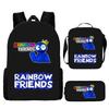 Rainbow Friends Backpack Primary and Secondary School Students Backpack Children's Cartoon Anime Backpack  8-NMAOV