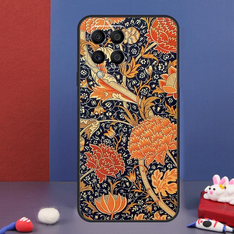 Чехол William Morris Strawberry Thief Для Samsung Galaxy M32 M52 M12 M16 M14 M54 M13 M33 M53 M56 M36 M31 M11 M35 M55 M15 M06