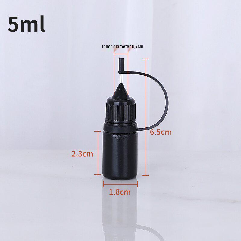 ПЭ-бутылка с игольчатым дозатором для эфирных масел, пигментов, клея и чернил