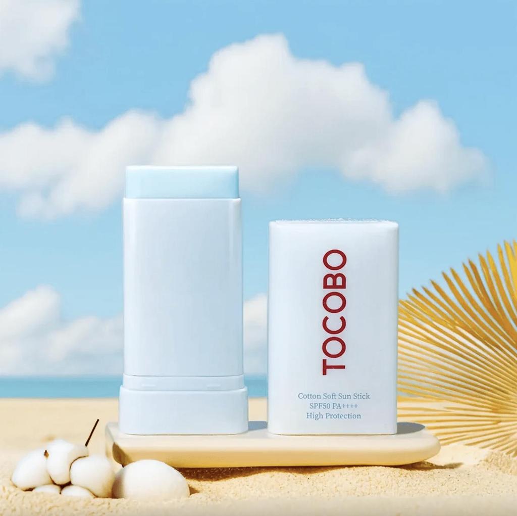 TOCOBO Мягкий солнцезащитный крем-стик Cotton Soft SPF50+ PA++++ 19 г