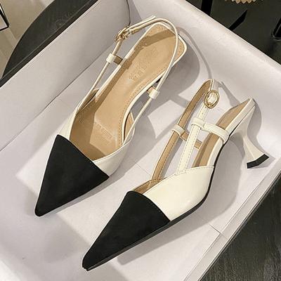 Мода 2024 года, новые дизайнерские туфли на высоком каблуке, черные, белые, кожаные, сандалии-гладиаторы, элегантные женские туфли с тонким ремешком на каблуке для вечеринок