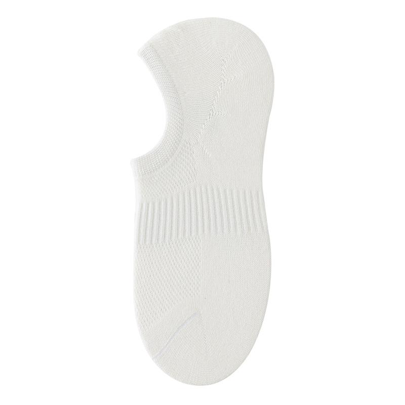 Мужские весенне-летние короткие носки, сетчатые невидимые хлопковые носки, не скатывающиеся носки-лодочки, не сползающие и невидимые носки