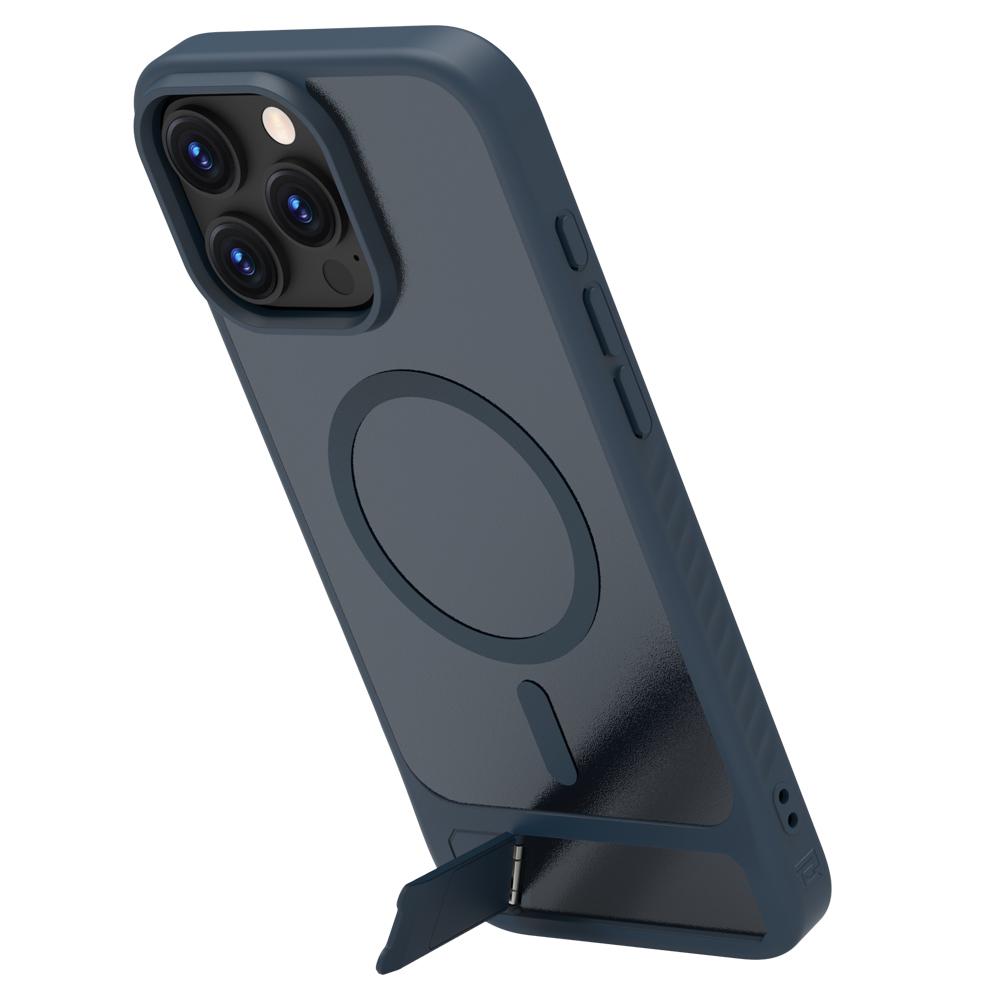 LEREACH Серия Le-Chic Для чехла iPhone 16 Pro Max Совместим с MagSafe Подставка ТПУ+ПК Чехол для телефона