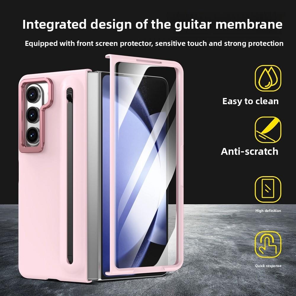 For Samsung Galaxy Z Fold 7 6 5 4 3 Galaxy Fold 7 Metal Lens Holder Phone Case Screen Glass Film S Pen Slot Shockproof Cover