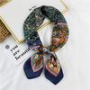 Модный декоративный шарф, повязка для волос, резинка для волос 70, маленький квадратный шарф, шелковый шарф, женский весенне-осенний универсальный маленький шарф, профессиональный шарф