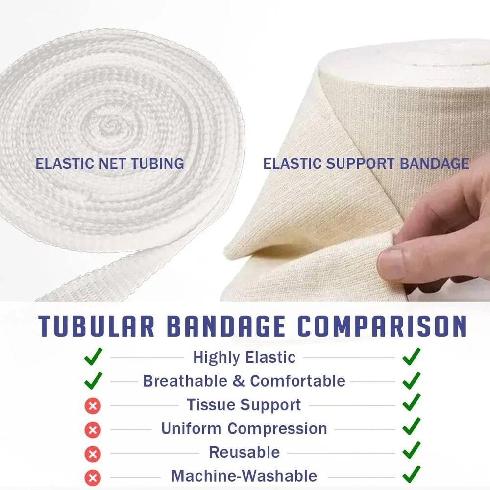 Spandex Elastic Tubular Bandage Soft Elastic Wrap NEW Compression Bandage Roll Health Care
