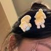 Милая плюшевая заколка-котенок для женщин, боковая заколка для челки, зажим-уточка, мультяшный аксессуар для волос