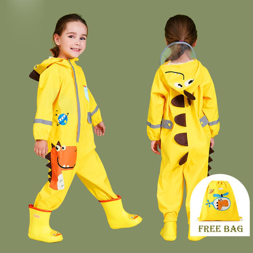 Детский дождевик, детский капюшон, водонепроницаемый комбинезон, дождевик, грязный плащ