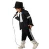 Костюм для косплея Billie Jean Карнавальный Черный Костюм Танцевальный Костюм Дети Мальчики Девочки