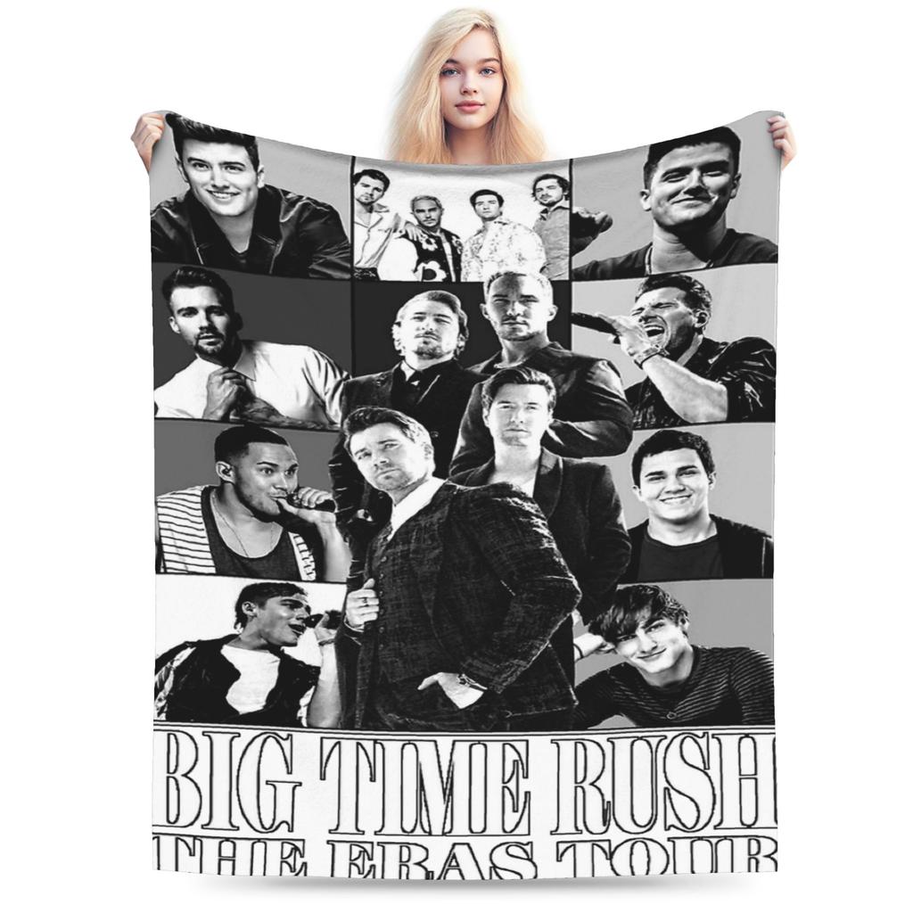 Команда Big Time Rush Тур Eras Аксессуары Плед Ультрамягкий Фланелевый Плед-Покрывало Коврик для Отдыха