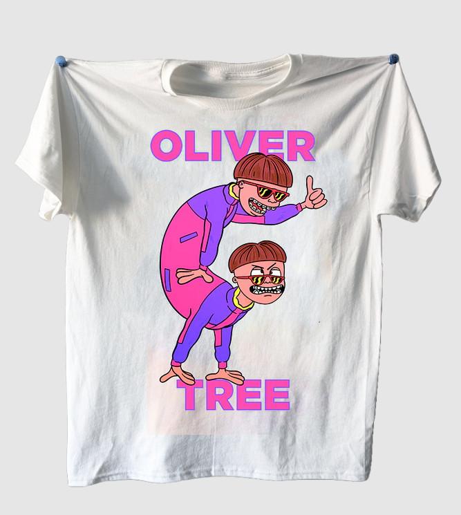 ГОРЯЧАЯ РАСПРОДАЖА Белая футболка Oliver Tree с коротким рукавом от S до 5XL VDF167
