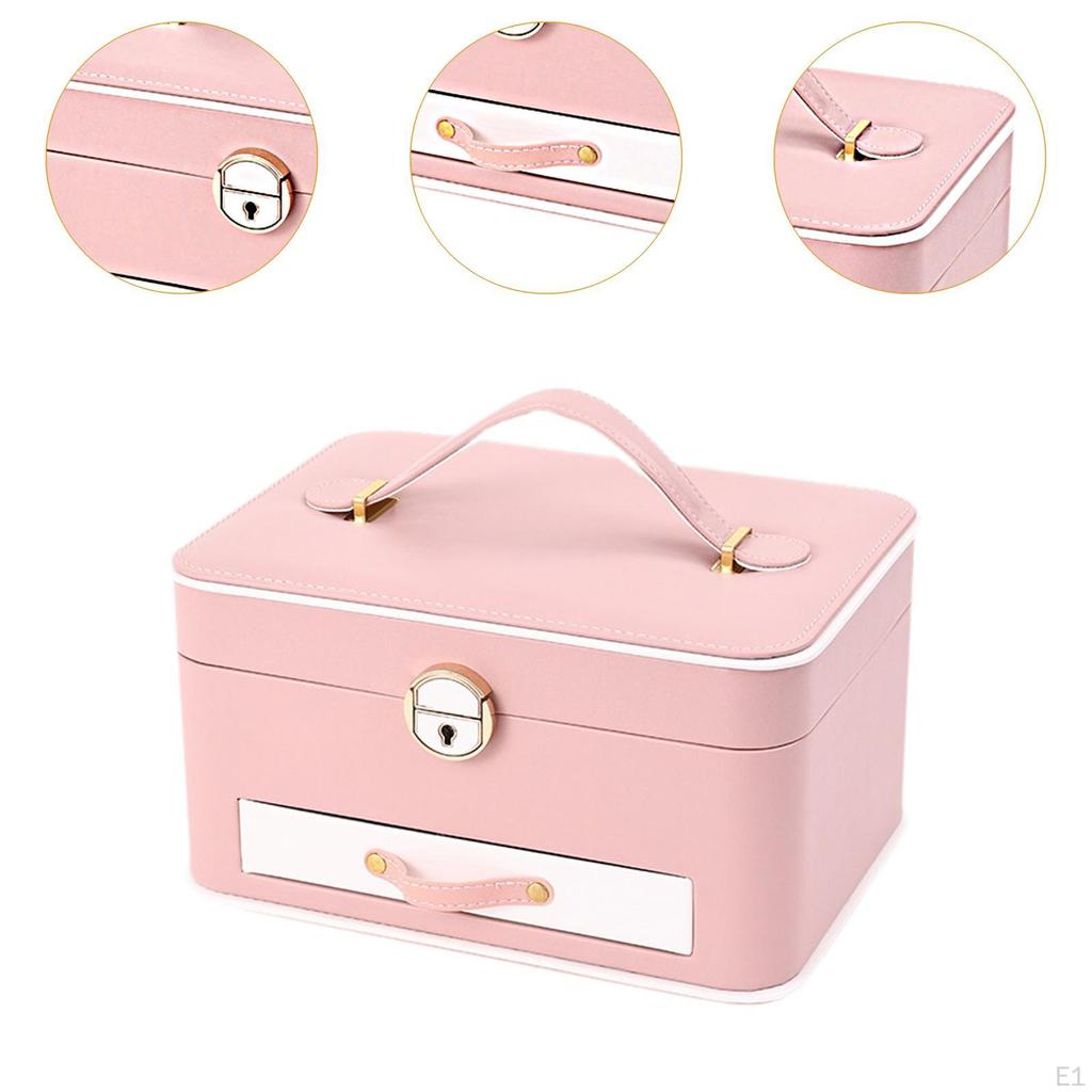 Jewelry Box Jewellery Display Case Multipurpose Easy To Store Large-capacity Container Necklace