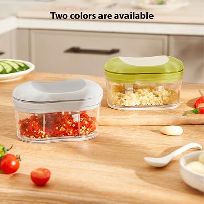 Измельчитель для овощей и чеснока, ручной измельчитель для лука, ручной резак для чеснока, кухонный комбайн для перца чили, кухонный инструмент