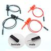 Test Hook With Male Female Head Line Transistor Tester Hook For Electrical Hook Type Test Clip Instrumentation