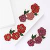 Fashion Accessories, Creative Rhinestone Flower Brooch, Versatile Temperament Celebrity Clothing Collar Accessories