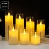 Acrylic LED Candle with Swaying Flame and Cup Atmosphere
