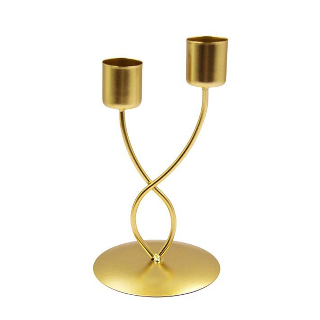 Элегантный металлический подсвечник в скандинавском стиле, декоративный железный конический подсвечник для домашнего стола, центральные украшения