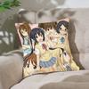 Аниме K-K-ON! Наволочка Чехол для подушки Мягкий Милый Наволочка для диванной подушки Для автомобиля Наволочка Полиэстер С молнией