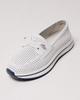 Women's Perforated Shoes Lola Andy 97721 36 White Leather