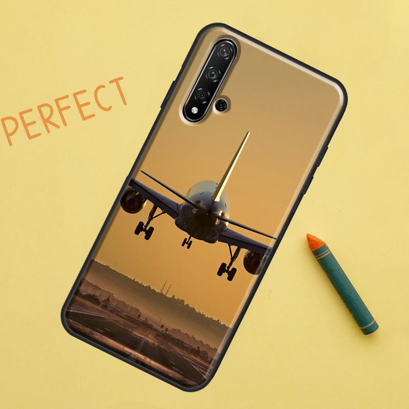 Чехол Самолет Самолет Самолет Для Huawei Nova 10 9 SE 11 Pro 12i 11i 8i Y60 Y70 Y90 Y61 Y91 Y72 Y73 P20 P40 P30 Lite