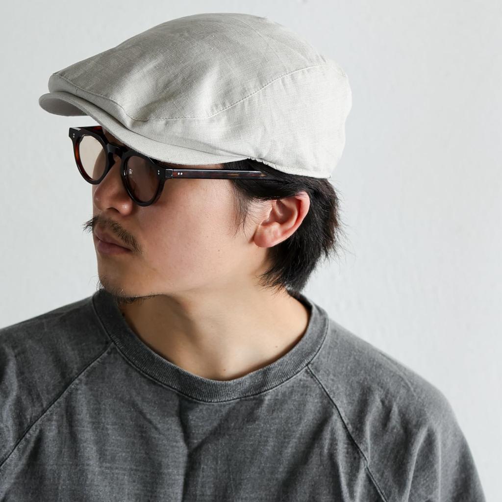 Reck Hatter Linen Hunting Sizes and Black Men's Cap, M, Spring, Summer, Autumn, RH-407,