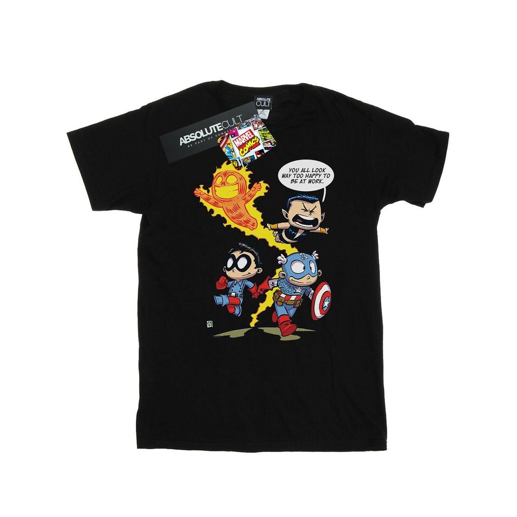 Marvel Comics Mens Avengers Invaders Cartoon T-Shirt
