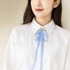 Rhinestone JK Bow Tie Business Cravat Elegant Ribbon Brooches Student