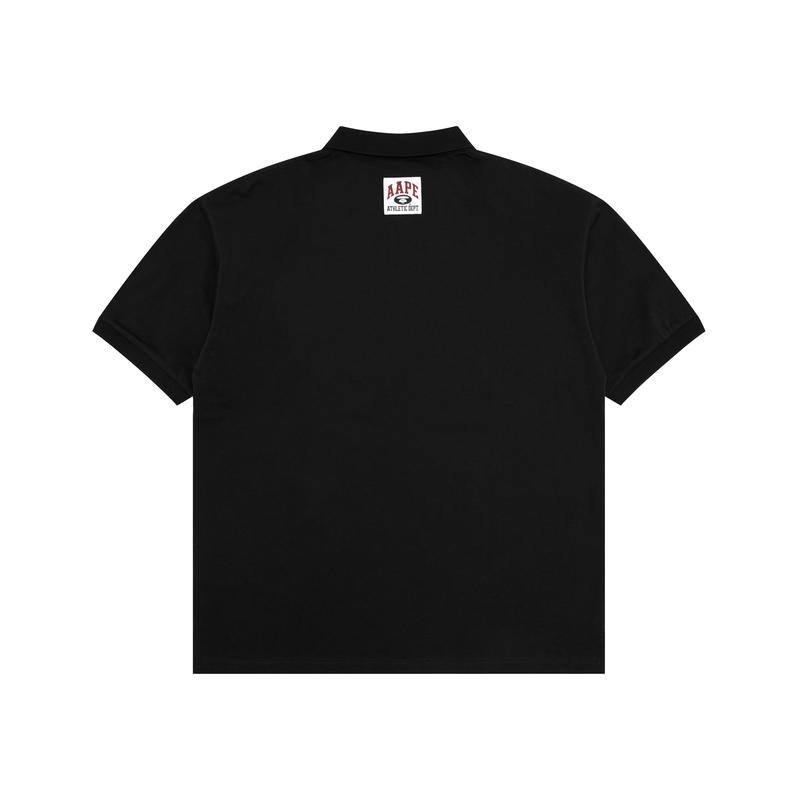 Aape By *A Bathing APE® Moonface Logo Polo Shirt AAPPOM1662XXO