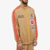 adidas Originals Trefoil X Eric Emanuel McDonalds Полосатая спортивная куртка 1 Мужская верхняя одежда Коричневый HI5589