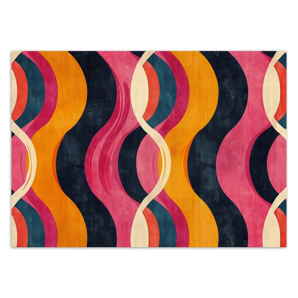 Обои Волны Абстракция Ретро