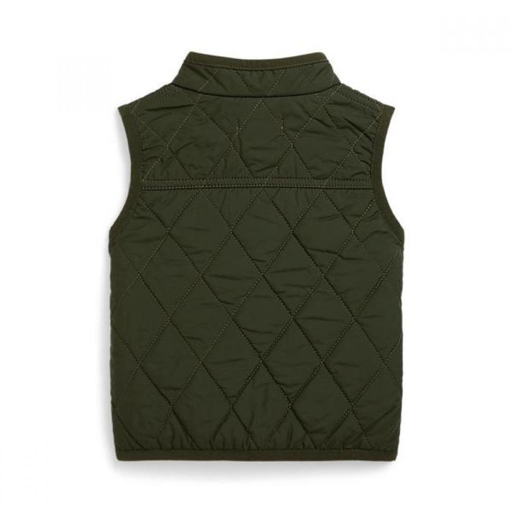 Стеганый жилет для мальчика Ralph Lauren с флисовой подкладкой Cwpootwin220029301