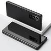 Coque pour Samsung Galaxy Z Fold 3 - BOOLING - Protection Antichoc Smart Case Clear View Noir