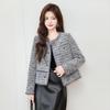 Women's Elegant Tweed Short Jacket