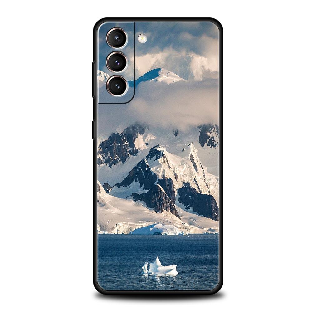 Чехол для телефона «Снежные пейзажи Антарктиды» для Samsung Galaxy S26 S25 S24 S23 S22 S20 Ultra S21 FE 5G S10 Plus, противоударный чехол из ТПУ
