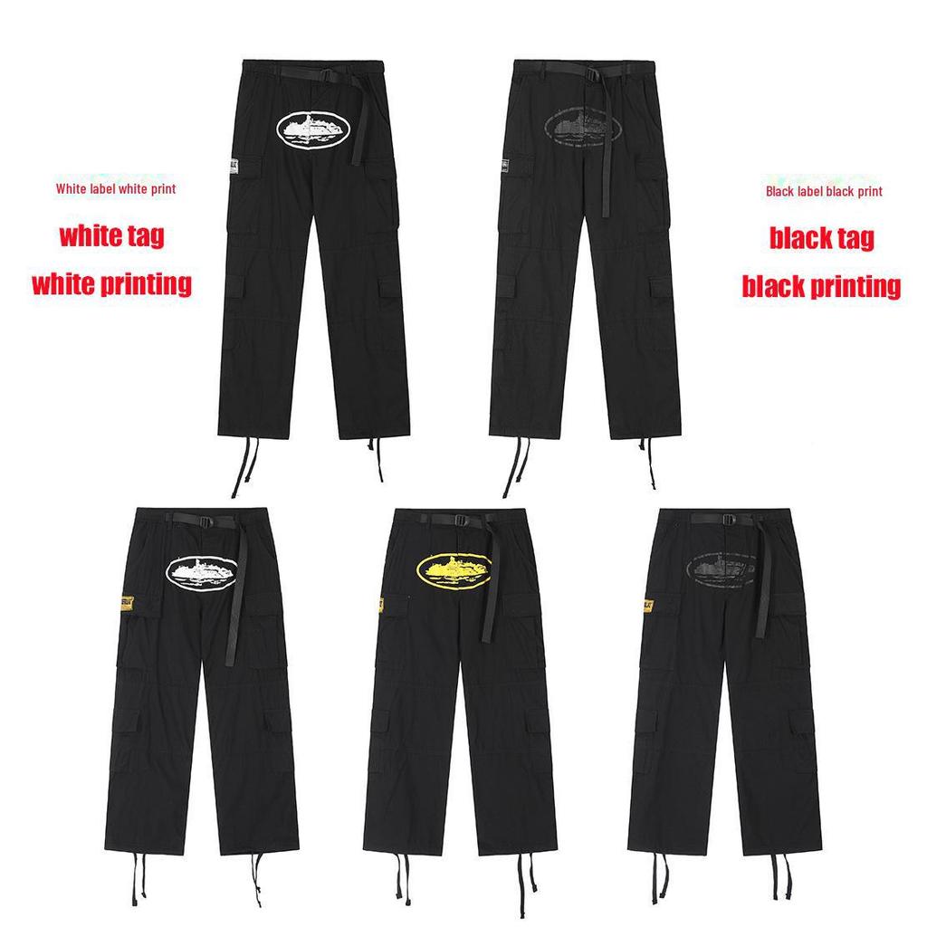 24S Alcatraz Unisex Multi-Pocket Elastic Casual High Street Комбинезон