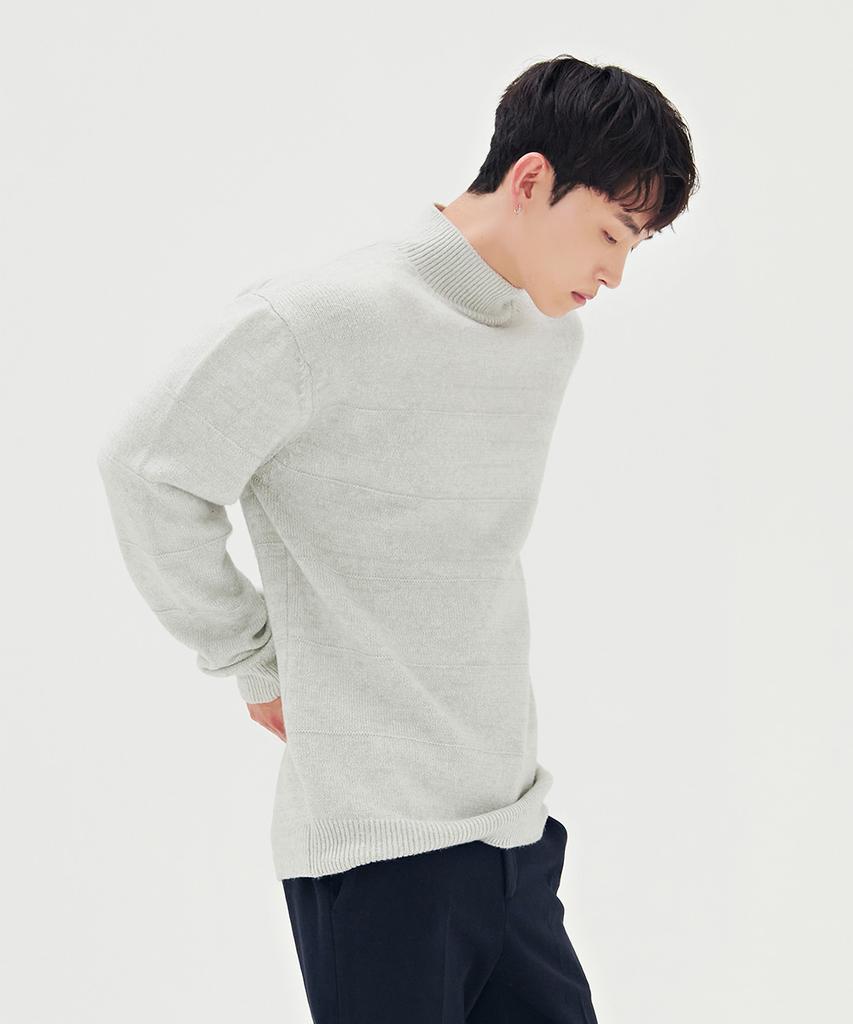 CHASECULT Men'S Daily Mock Neck Sweater-Bgrk5213E0B