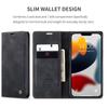 Противоударный кожаный чехол-кошелёк Caseme для iPhone 15 14 13 12 11 Pro Max XR XS MAX 7 8 Plus SE2 Samsung S23 S22 S21 S20 Ultra Plus A13 A53 A14 A54