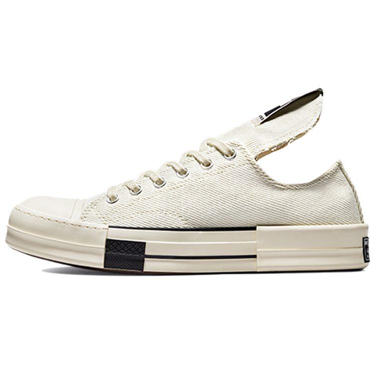 Кеды Chuck 70 Rick Owens x Chuck 70 Drkshdw Drkstar Converse Низкие 'Egret' A00134C