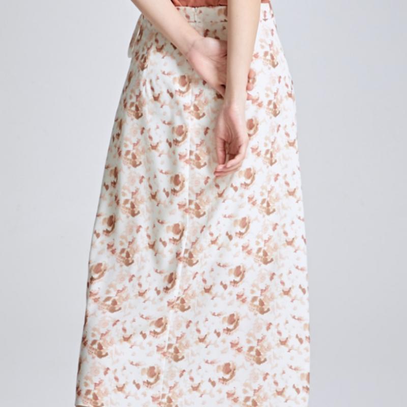 Spao PrinT Long Wrap SkirT Spwhb38w13 T