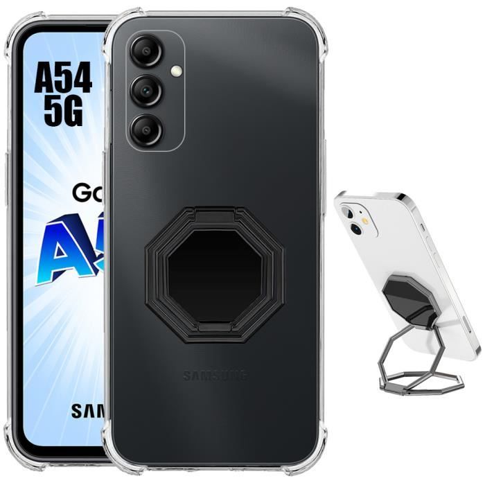 Case - BOOLING - for Samsung Galaxy A54 5G - Ultra Slim Silicone - Shockproof - Multi-Angle Stand