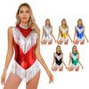 Figure Skating Dance Performance Cheerleading Costume Slim Waist Tassel Dancewear Women Ballet Latin Jazz Athletic Activewear
