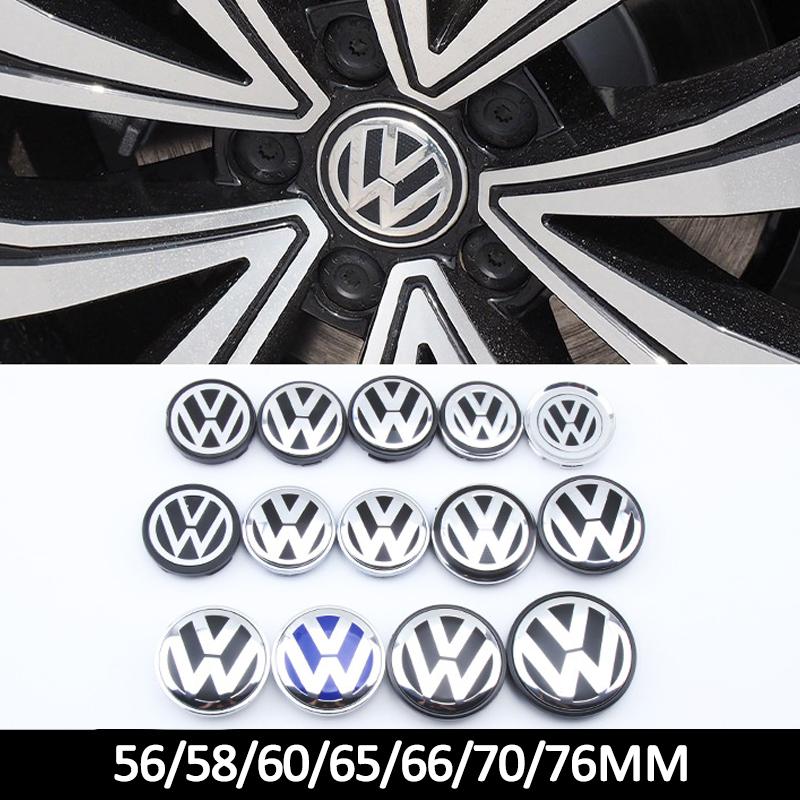 56/58/60/65/66/70/76MM 4pcs Car Emblem Wheel Center Caps Hub Cover Accessories for VOLKSWAGEN GTI Jetta Tiguan MHGJU6T Golf POLO Passat